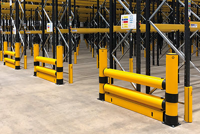 Pallet Rack Leg Protectors | Banks Industrial Services