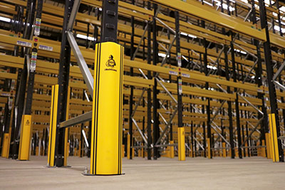 pallet rack leg protector
