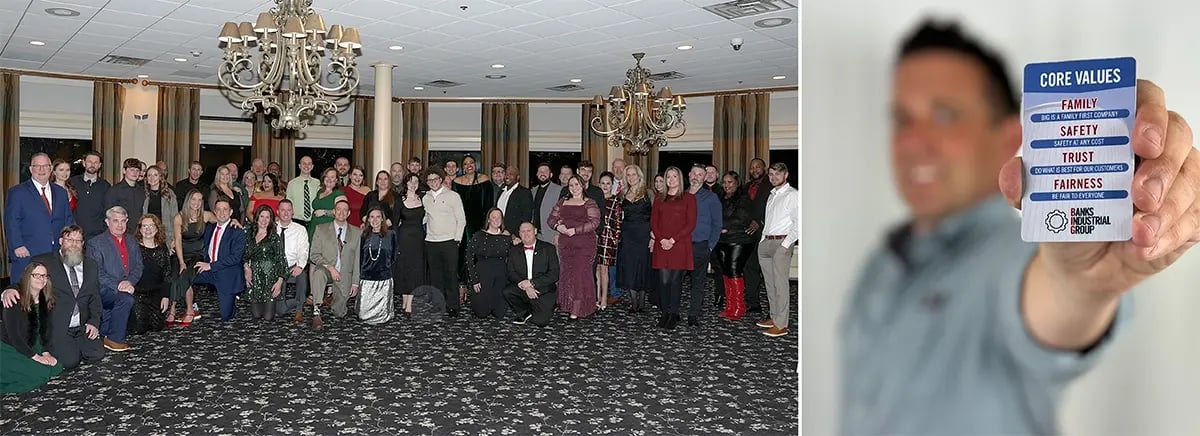 BIG holiday party 2025 and core values wallet card