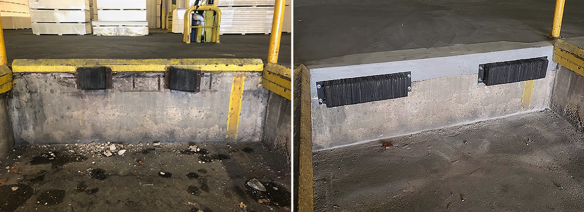 loading dock concrete repair