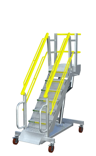 adjustable height rolling step ladder g7 11793