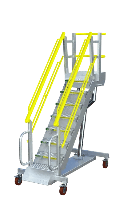 adjustable height rolling step ladder g8 11794