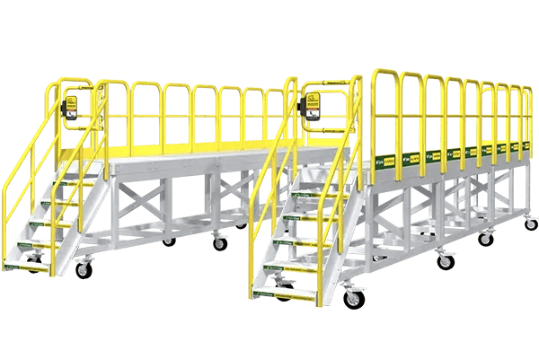 flatbed fall protection platforms