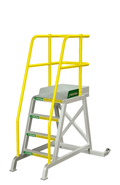 rollastep tr48 tilt and roll rolling step ladder platform