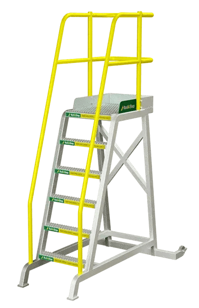 rollastep tr72 tilt and roll rolling step ladder platform