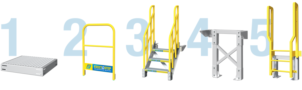 ErectaStep Crossover Stairs Components