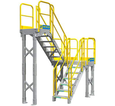 mezzanine access stairs example