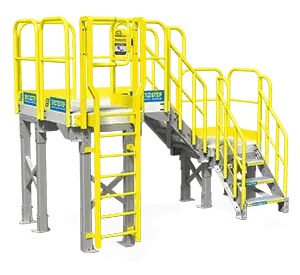 multilevel maintenance platform with ladder example