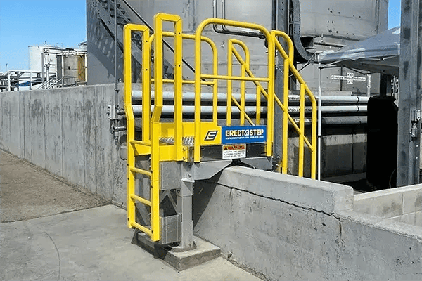 crossover ladder access to containment area
