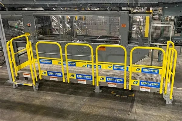 erectastep maintenance low access platform in factory