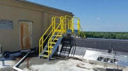The solution avoided hot work and allowed rooftop assembly