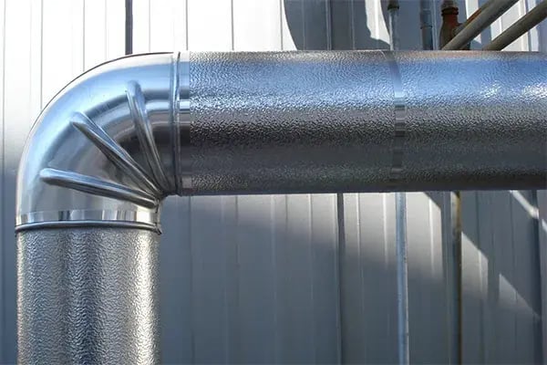 metal jacketed pipe insulation example