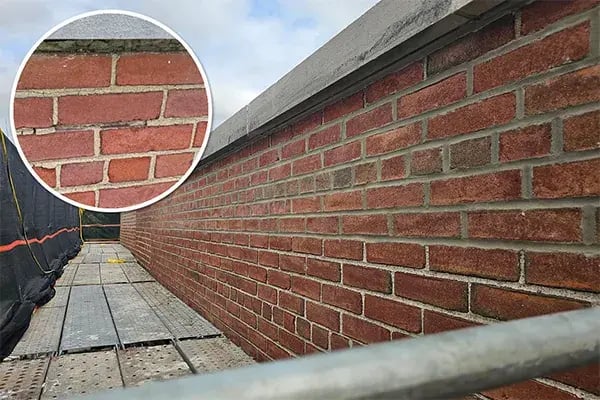 industrial brick re-pointing repair
