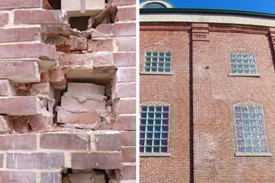 Brick Wall Repair Example