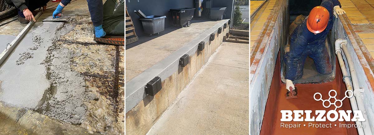 Industrial Concrete Repair Work Examples