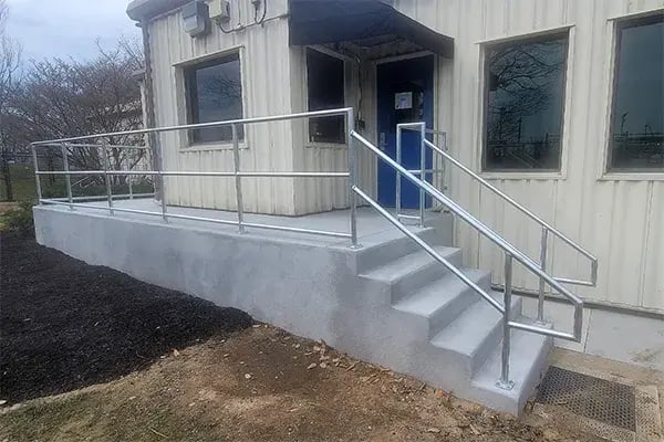 industrial concrete steps restoration example