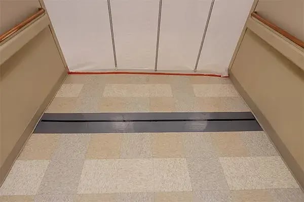 hospital floor expansion joint repair