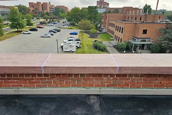 capstone sealed with Belzona 3911 porous surface conditioner