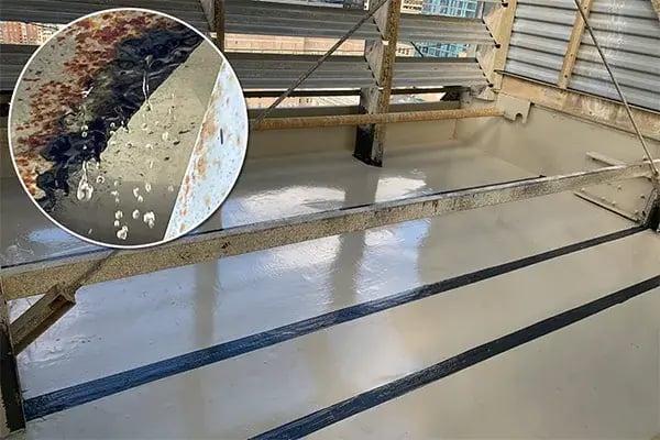 Cooling Tower Basin Coating Example