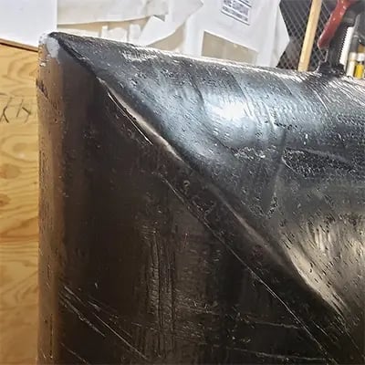 chiller compressor elbow superwrap repair corner detail