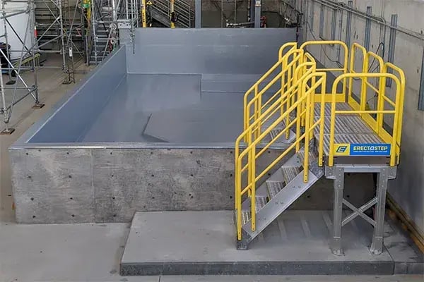 containment area access stairs