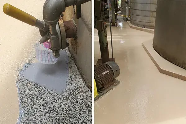 secondary containment coating before after link promo