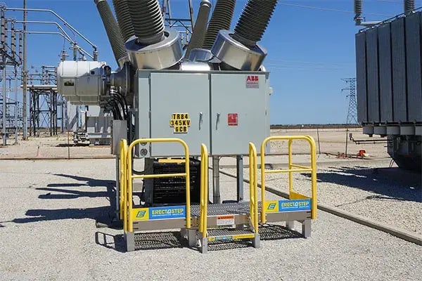 circuit breaker maintenance access platform example