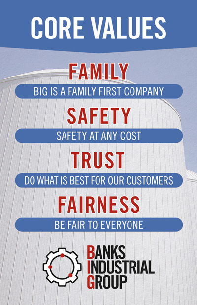 Banks Industrial Group Core Values