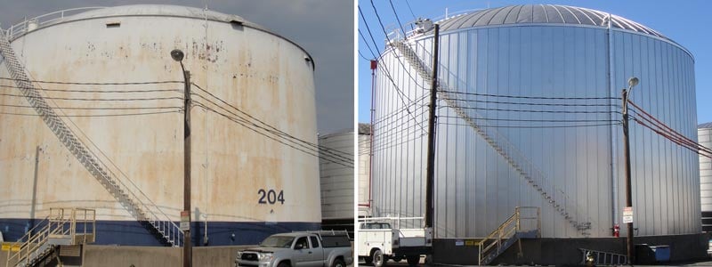 storage tank insulation system