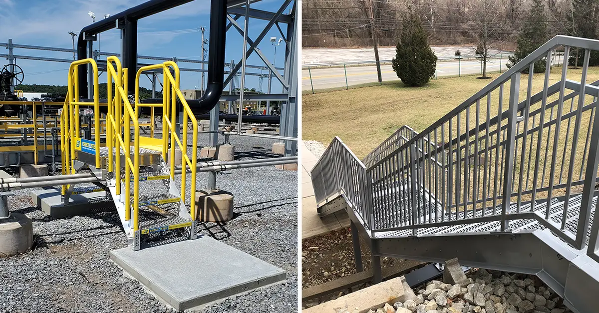 osha and ibc metal stairs side by side comparison