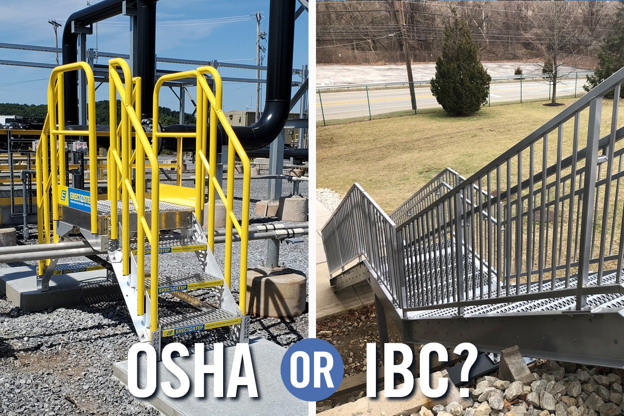 osha and ibc stair comparison graphic