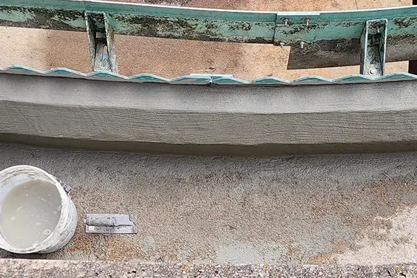 clarifier trough concrete repair