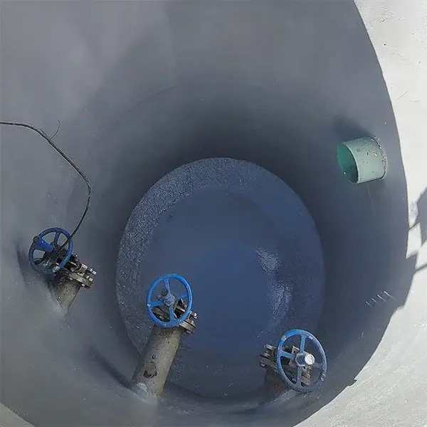 final concrete tank restoration