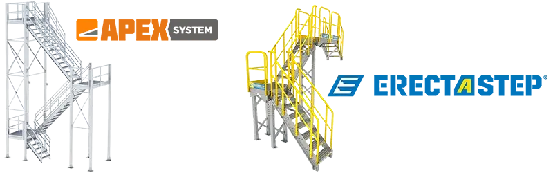 exterior roof access stair systems examples