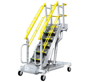 Rolling Stair Variable Height Work Platform