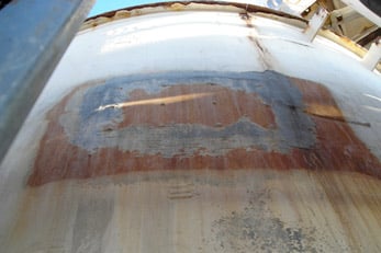 Corroded Water Holding Tank