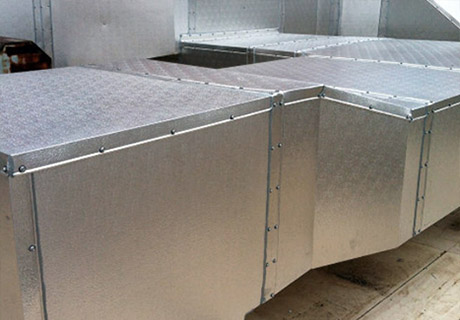 detail of techna-duc air duct insulation panel construction