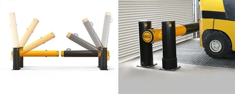 loading dock gate opening movement