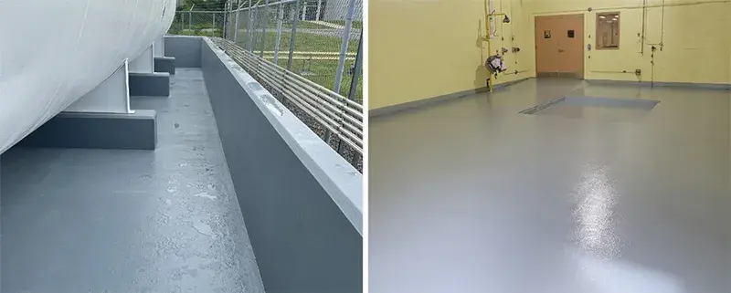 secondary containment area protective coating examples