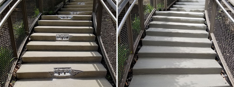 Concrete Step Repair