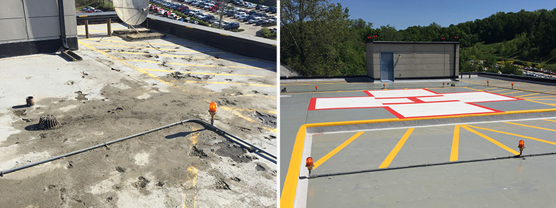 Helicopter Pad Concrete Repair