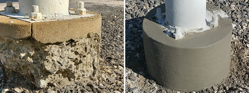 Concrete Base Rebuild