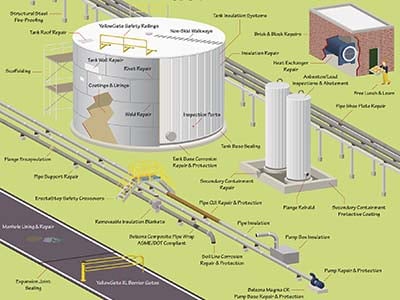 tank terminal maintenance interactive solutions map link