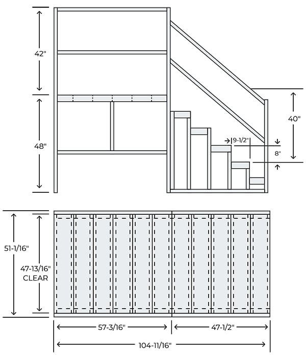 semi-step platform dimensions