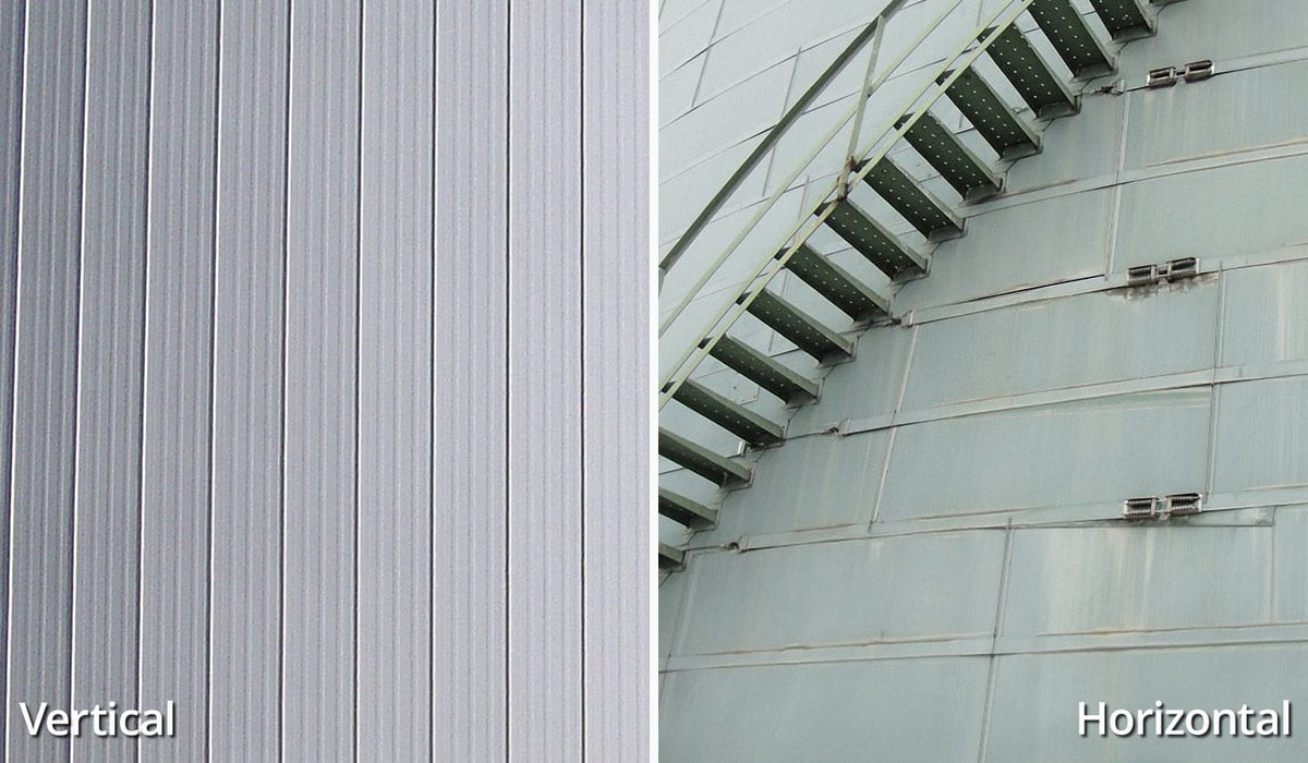 vertical and horizontal tank insulation panel comparison