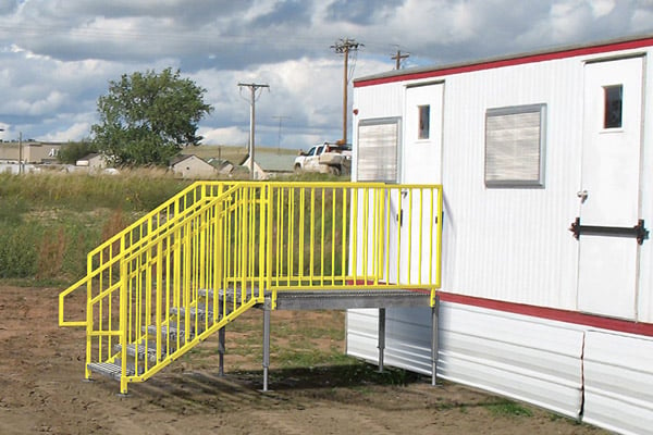 IBC and OSHA Compliant Portable Stairs