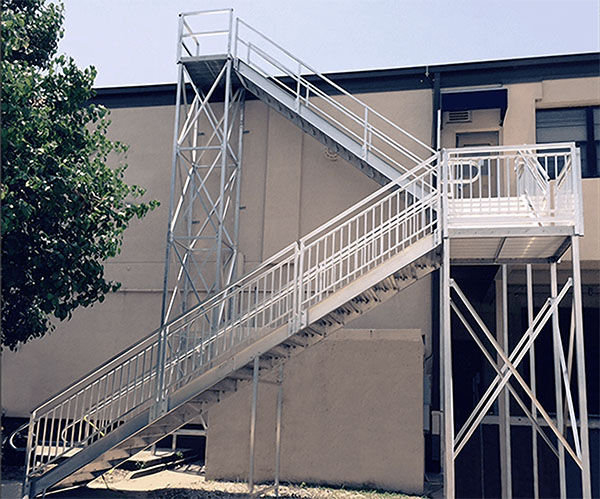 Prefabricated Steel Commercial Stairs - ErectaStep