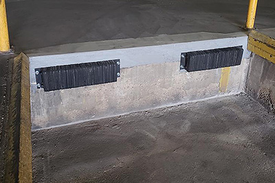 loading dock concrete repair example