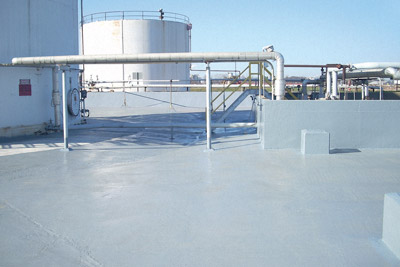 secondary containmnt area coating