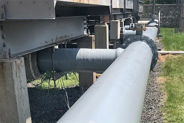 corrosion under insulation pipe restoration and protective coating example